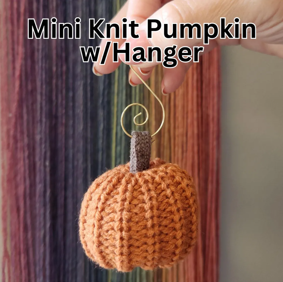 Knit Pumpkins Set of 3